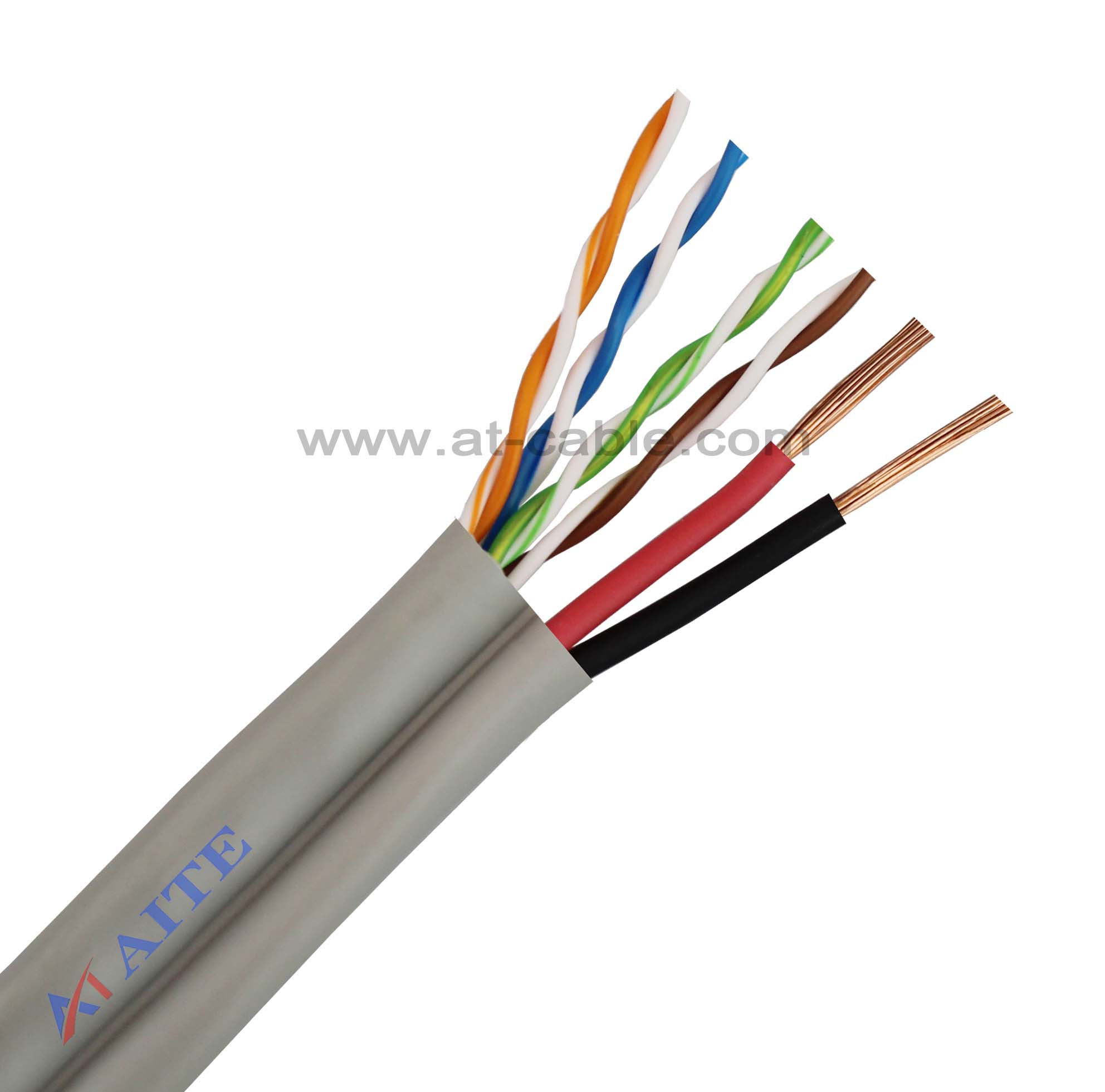 UTP CAT5E+2C CCTV SIAMESE Cable