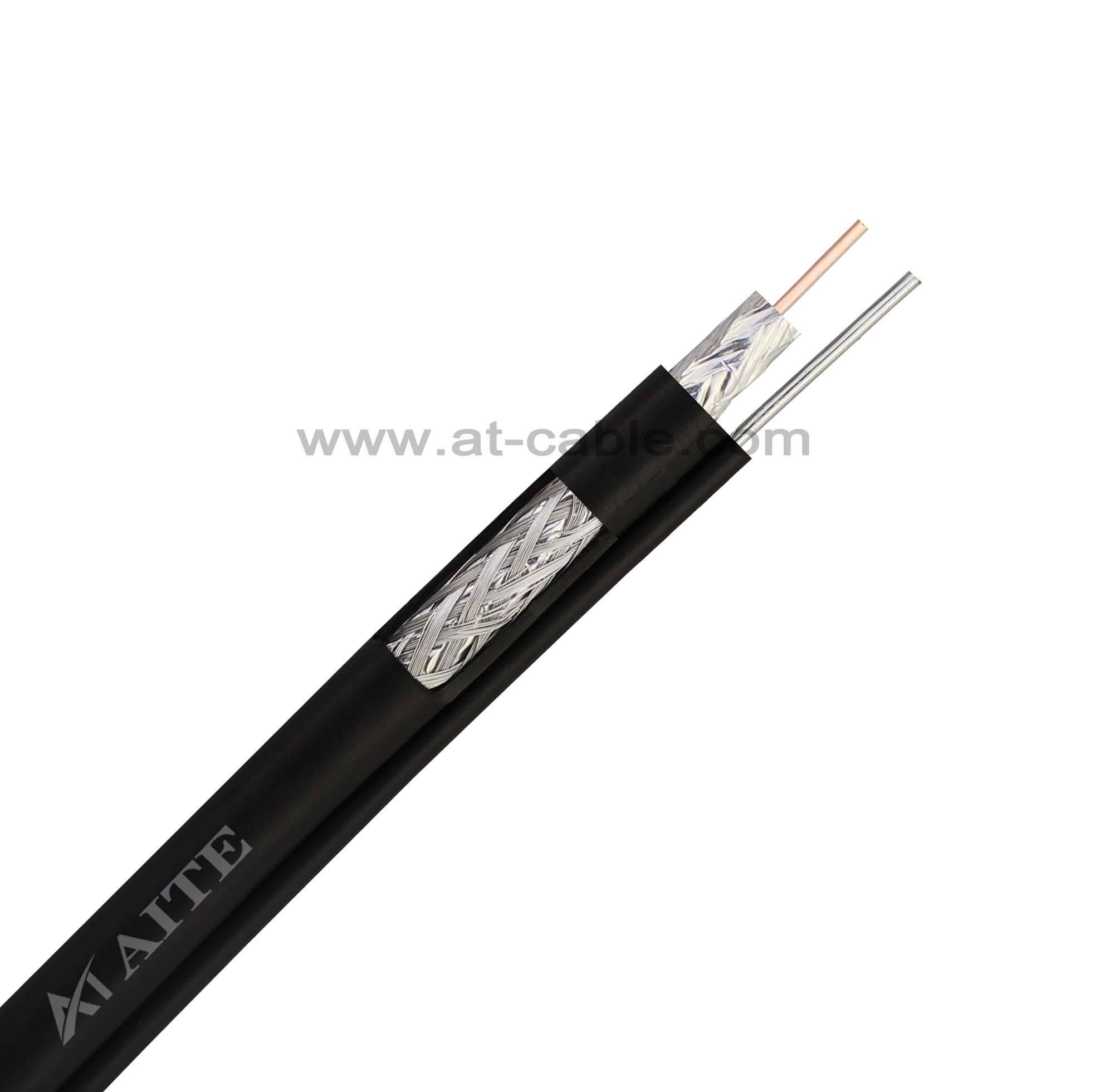 RG6 With Messenger Coaxial Cable